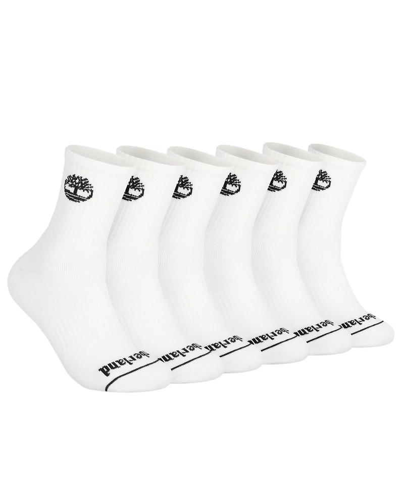 Timberland Men's 6-Pack Millboro High Quarter Sock