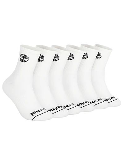 Timberland Men's 6-Pack Millboro High Quarter Sock
