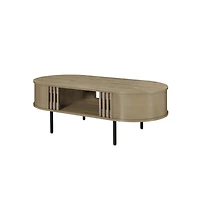 New Classic Furniture Brax 47.25 in. Oval Wood Coffee Table