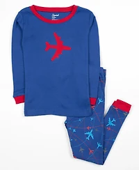 Leveret Baby Boys 0-24M Two Piece Cotton Long Sleeve Vehicle & Transportation Print Pajama Set