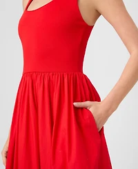 French Connection Women's Jia Ponte Sleeveless Maxi Dress