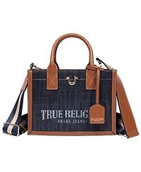 True Religion Modern Edge Denim Tote