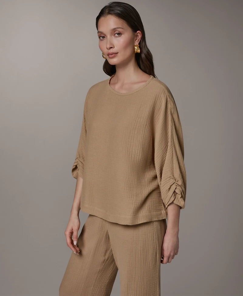 Donna Karan Weekend Women's Boat Neck Blouse