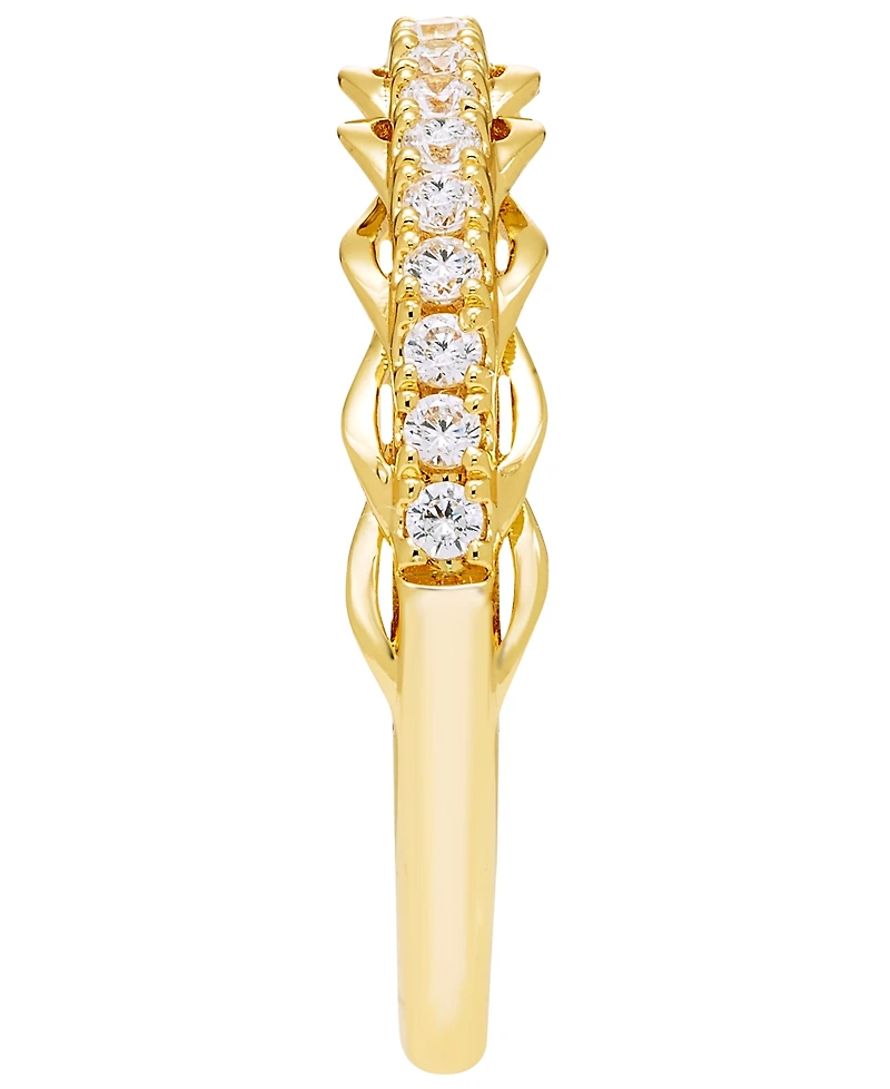 Macy's Diamond Band Ring (1/4 ct. t.w.) in 10k Yellow Gold