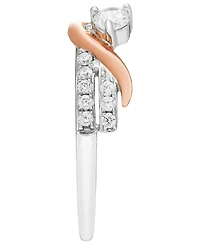 Macy's Diamond Ring Guard (1/2 ct. t.w.) in 14k Two-Tone Gold