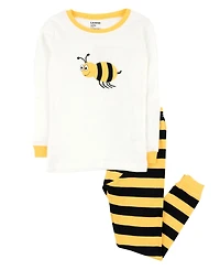 Leveret Baby Girls Two-Piece Cotton Long Sleeve Shirt and Pants Pajama Set