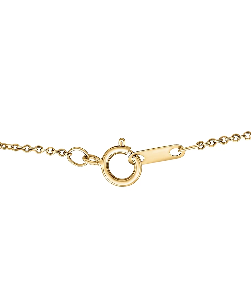 Wrapped Diamond (1/10 ct. t.w.) 3-Clover Bracelet in 10k Yellow Gold
