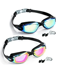 Gnuadz Swim Goggles Anti Fog No Leaking Adult Women Men 2 Pack