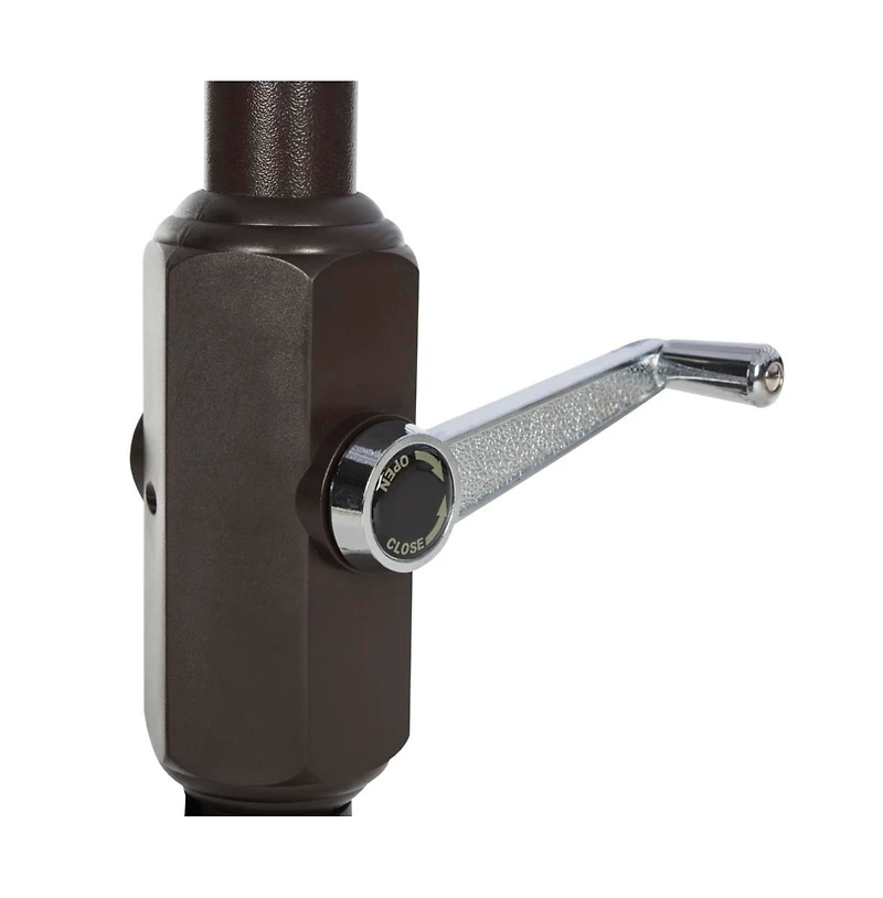 Augusta Home Venice 11Ft Round Crank Umbrella