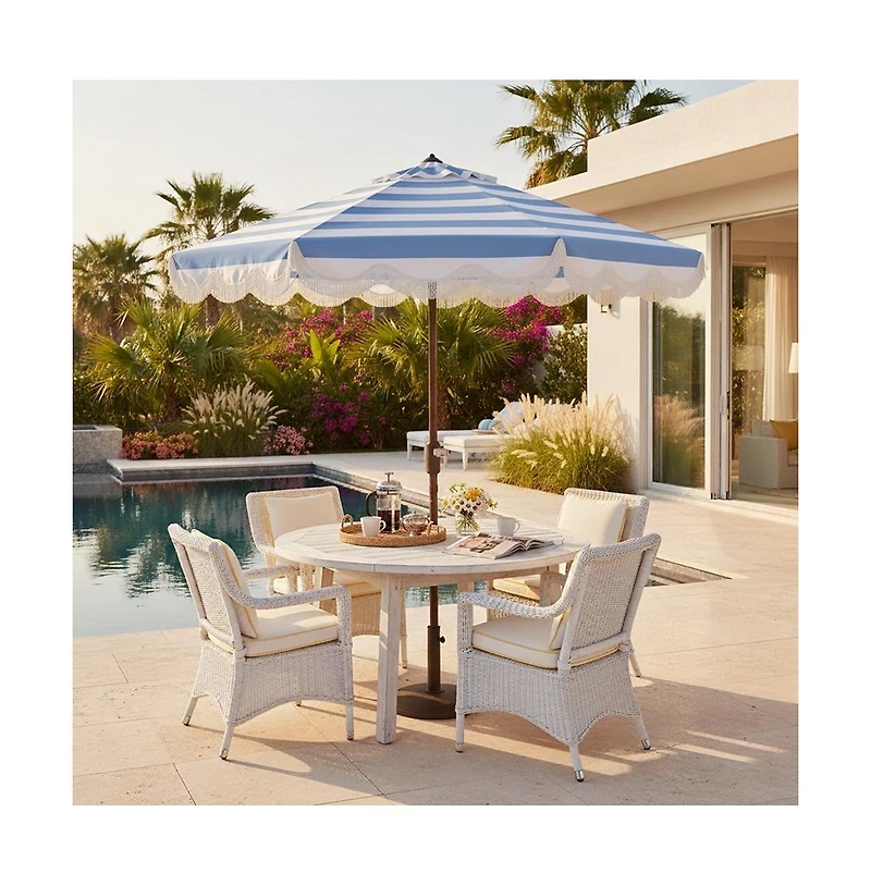 Augusta Home Lucerna 9 Ft Crank Umbrella