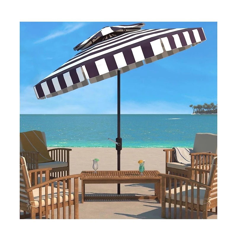 Augusta Home Elsa 9Ft Double Top Crank Umbrella