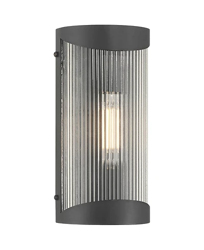 Possini Euro Design Possini Euro August 11"H Textured Outdoor Wall Light