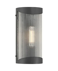 Possini Euro Design Possini Euro August 11"H Textured Outdoor Wall Light