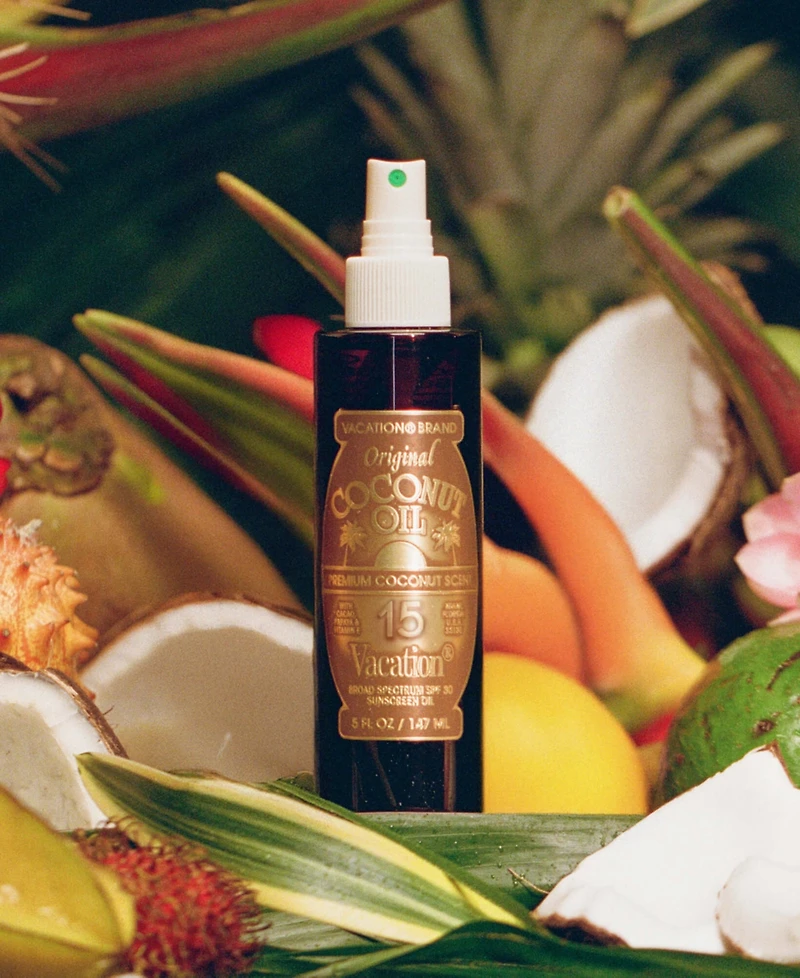 Vacation Original Coconut Oil Spray Spf 15, 5 oz.