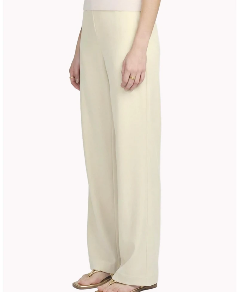 Elle Collection Women's Woven Pant With Button