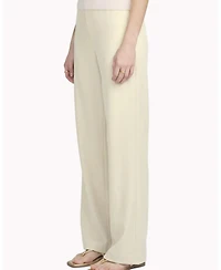 Elle Collection Women's Woven Pant With Button