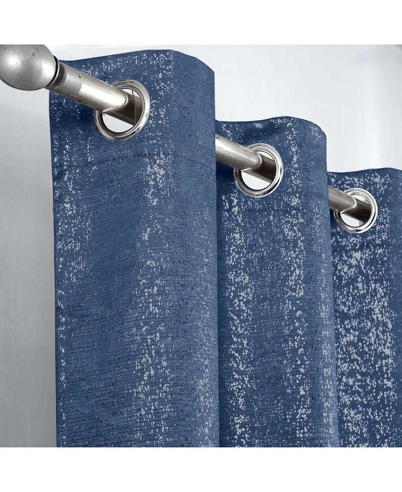 Dainty Home Artistic Blackout Window Panel Pair, 76" x 84"