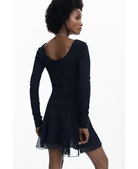 Desigual Women's Slim orchid dress