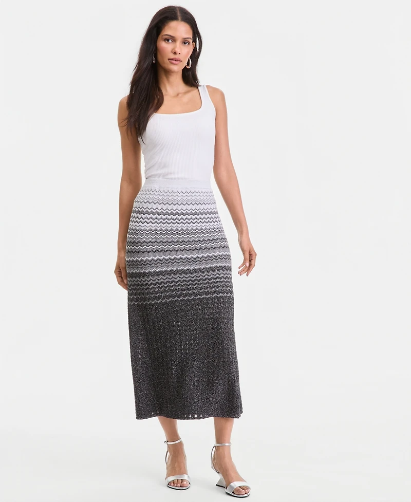 I.n.c. International Concepts Women's Ombre Sweater Skirt, Macy's Exclusive