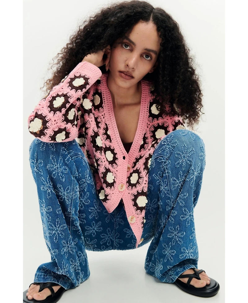 Desigual Women's crochet cardigan