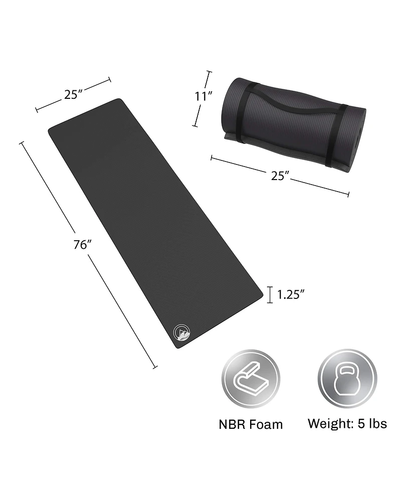 Gnuadz Foam Sleeping Pad Camping Waterproof Carry Straps Outdoor Recreation Gear