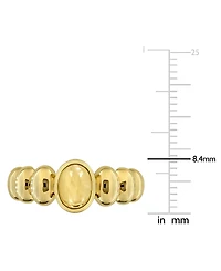 Macy's Citrine (3/4 ct. t.w.) Ring 18k Gold Flash Plated Sterling Silver