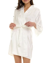 Flora by Nikrooz Women's Eloisa Satin Wrap Robe