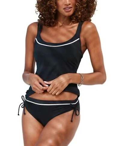 Two Tone Underwire Tankini Top