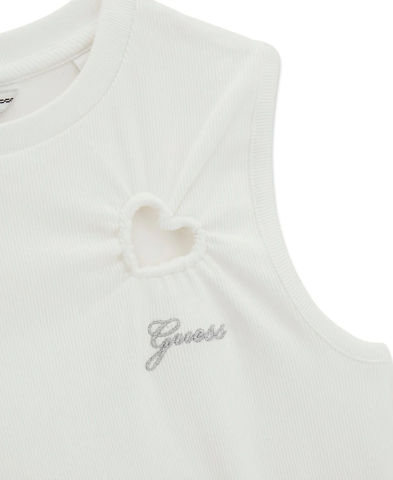 Guess Girls' 7-16 Stretch Rib Sleeveless Top