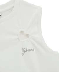 Guess Girls' 7-16 Stretch Rib Sleeveless Top