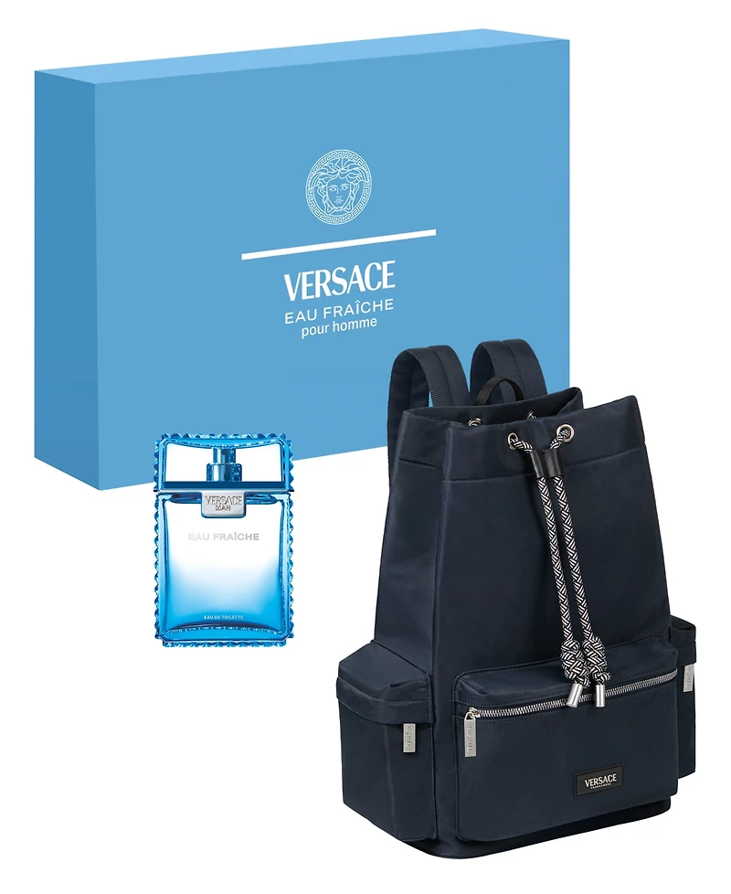 Versace 2-Pc. Man Eau Fraiche Eau de Toilette Summer Set with Backpack