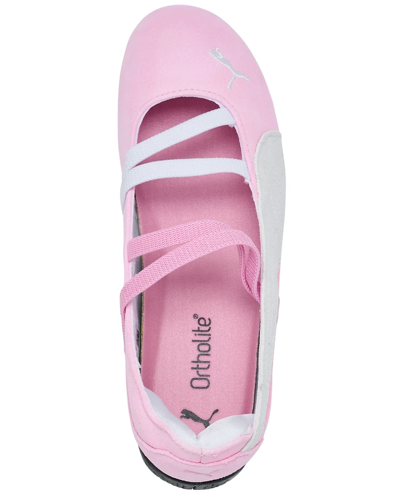 Puma Big Girls' Speedcat Ballet Suede Mary Jane Casual Sneakers from Finish Line