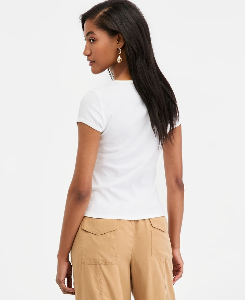 On 34th Women's Micro Rib Boatneck Cap Sleeve Top, Macy's Exclusive