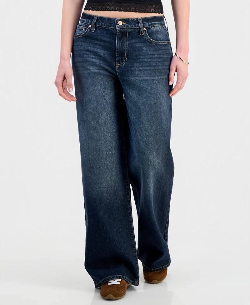 Celebrity Pink Juniors' Mandy Elastic-Waist Jeans