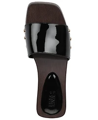 I.n.c. International Concepts Women's Ullaa Wood Slide Sandals, Macy's Exclusive