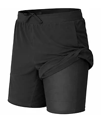 Galaxy By Harvic Men's Regular-Fit Stretch Running Shorts