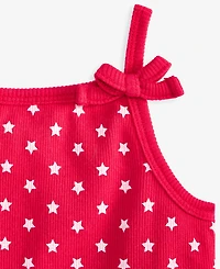 Epic Threads Toddler Girls' 12M-5T Star-Print Ribbed Tank Top, Macy's Exclusive
