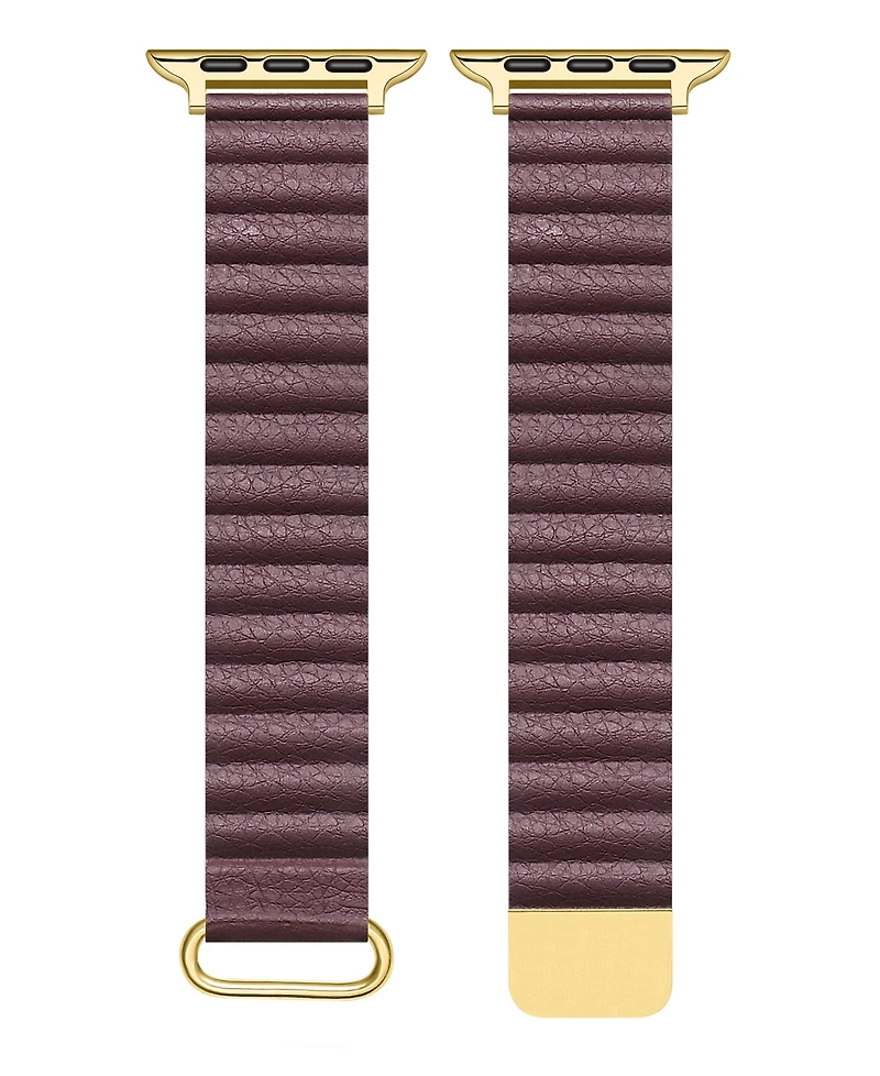 Posh Tech Dakota Faux Leather Band for Apple Watch