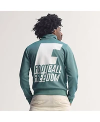 Adidas Men's Green Jamaica National Team Bob Marley Originals Full-Zip Track Jacket