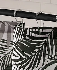 Creative Home Ideas Havanna Palm 13-Pc. Fabric Shower Curtain Set