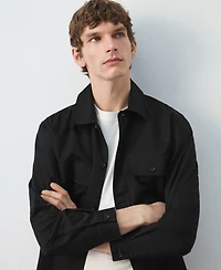 Mango Men's Pockets Overshirt