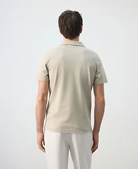 Mango Men's Slim Fit Pique Polo Shirt