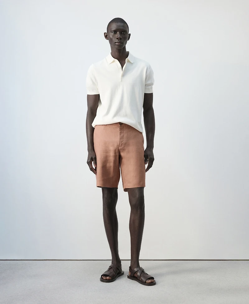 Mango Men's Slim-Fit 9.84" Bermuda Shorts