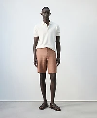 Mango Men's Slim-Fit 9.84" Bermuda Shorts