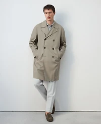 Mango Men's Regular-Fit Trench Coat
