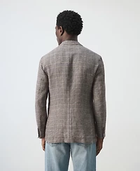 Mango Men's Prince Of Wales Check Blazer