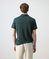 Mango Men's Fine-Knit Polo Shirt