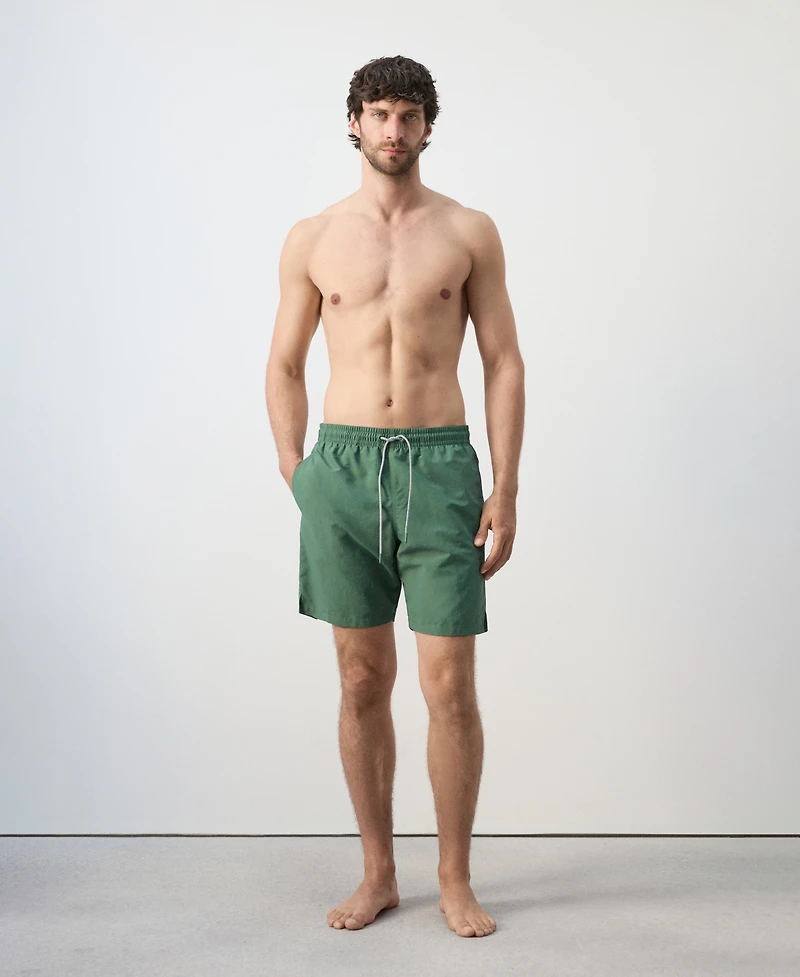 Mango Men's Basic Drawstring Swimsuit