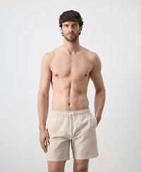 Mango Men's Seersucker Swimming Trunks