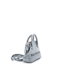 Pre-Owned Balenciaga Xxs Logo Ville Bag Leather